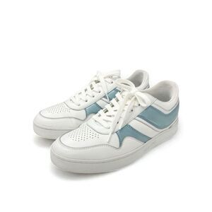 Celine Sneakers Shoes Leather White Blue White Logo